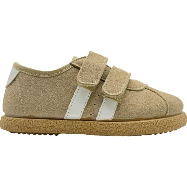 Zapato Blucher Velcros Sport Serratex De Pablos modelo 2171V en color arena