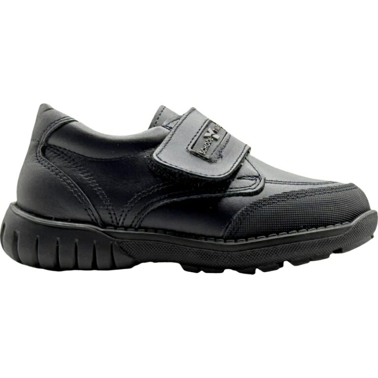 Zapato Colegial piel Soft Velcro Puntera De Pablos modelo 11blucher en color marino