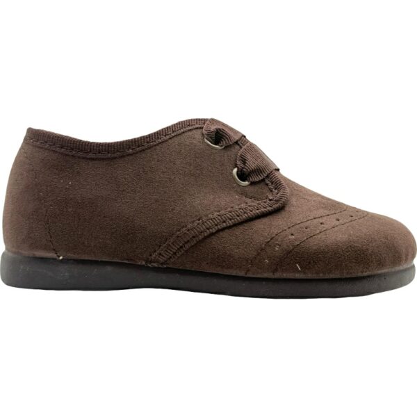 Zapato de Serratex con cordones tipo lazo palavega modelo 1230 en color marron