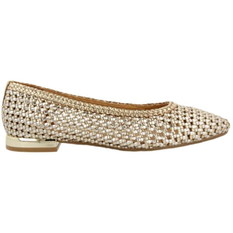 Bailarina Trenzada de piel Atherton GIOSEPPO modelo 71179 en color dorado