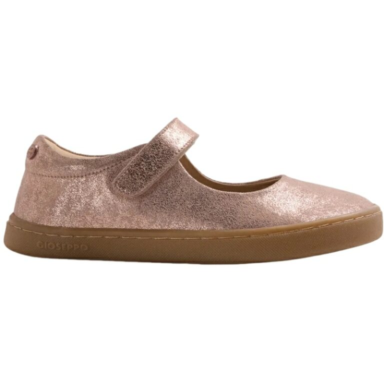 Bailarinas Barefoot Piel Metalizada GIOSEPPO modelo 80461 en color oro rosado