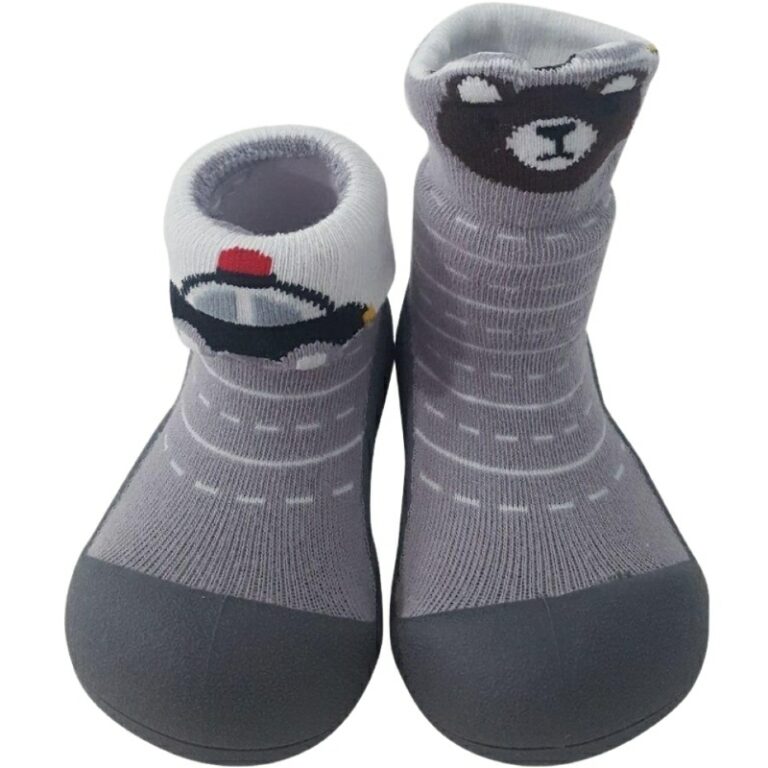 Calcetines Barefoot Dos Estilos Reversible Attipas modelo AT en color gris