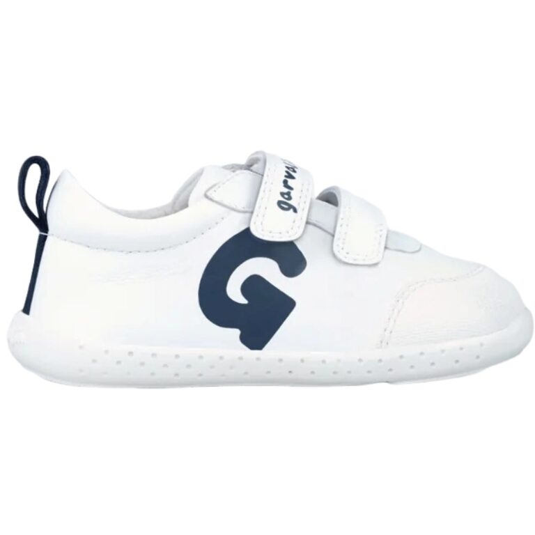 Deportivas Barefoot Basic Flex Sport Garvalín modelo 242320 en color blanco/azul