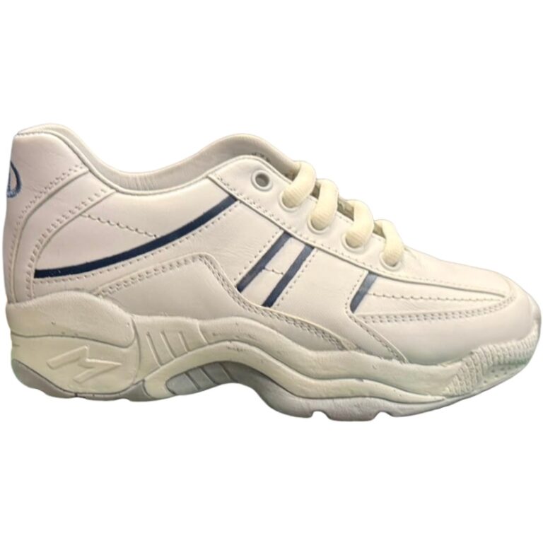 Deportivas Ortopédicas Piel Sport Mendivil modelo 39940 en color blanco