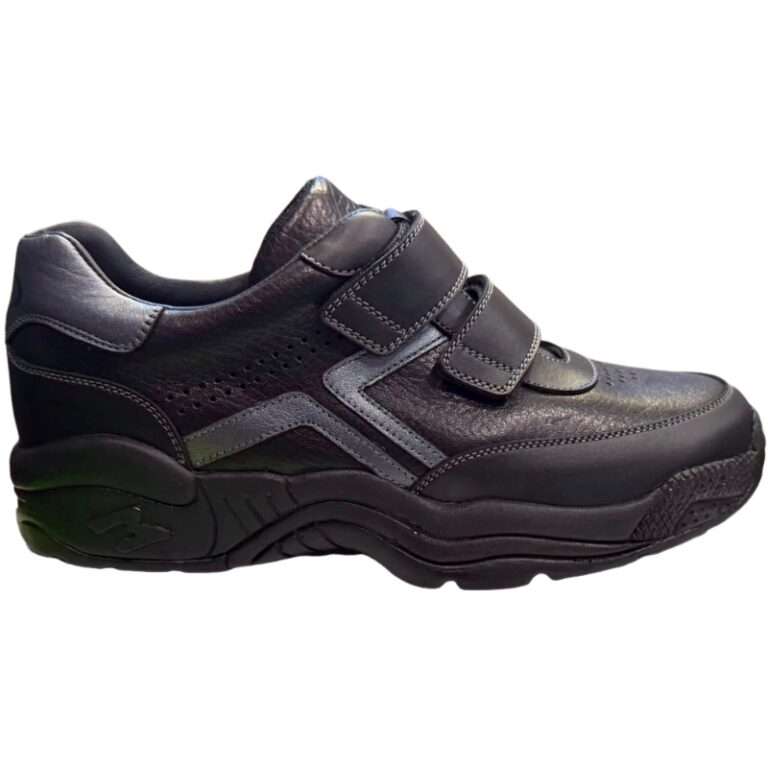 Deportivas Ortopédicas Velcro de Mendivil modelo 36960 en color negro