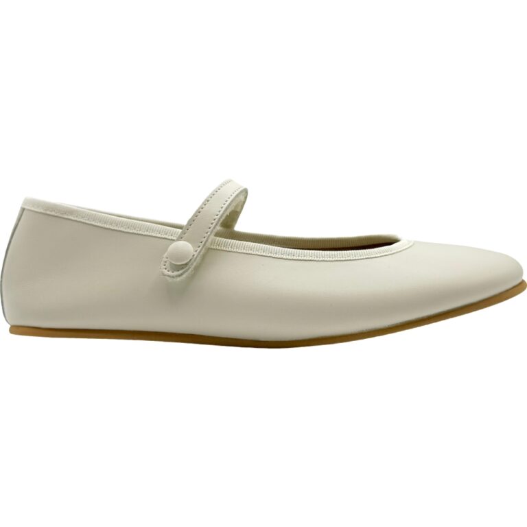 Merceditas Classic Piel Velcro Bambi De Pablos modelo CHF-2062 en color beige