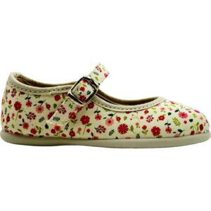 Merceditas de Lona Estampadas Flores De Pablos