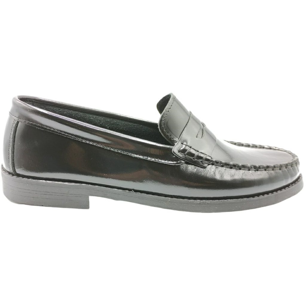 Mocasín Castellano de Piel Florentic modelo 961 en color negro