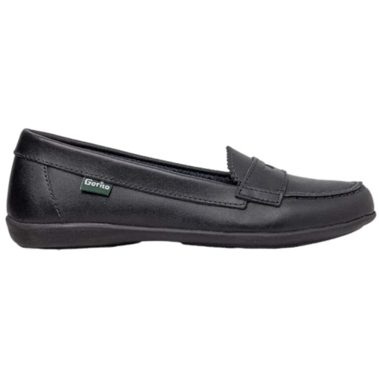 Mocasines Escotados Colegial para niña piel Gorila modelo 26400 en color marino