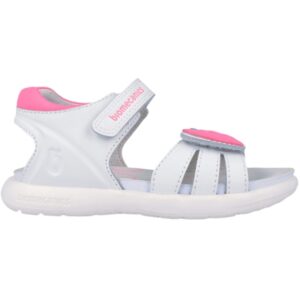 Sandalias Velcros Piel Fresa Niñas Biomecanics