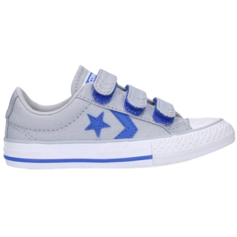 Zapatillas Converse Lona Gris Velcro modelo 760034 en color gris