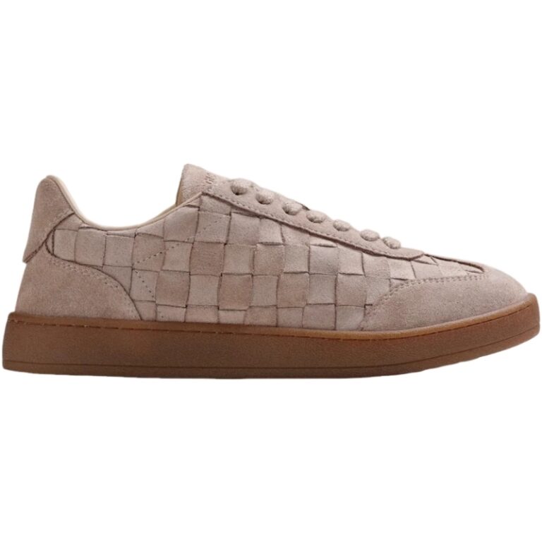 Zapatillas de Piel Trenzada para mujer GIOSEPPO modelo 80672 en color arena