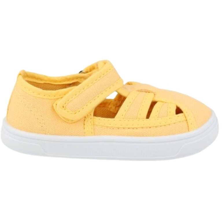 Zapatillas de lona Barefoot Molly Blanditos modelo MOLLY en color amarillo
