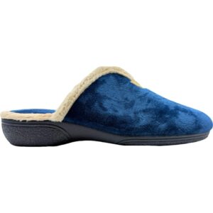Zapatillas para casa con cuña chinela forro felpa