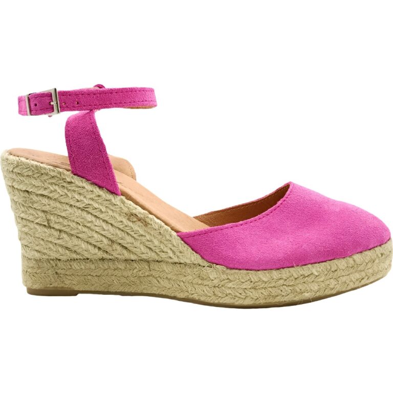 Alpargatas de Mujer Serraje De Pablos modelo 253VD7 en color fuxia