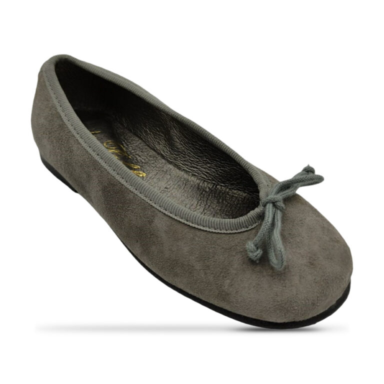 Bailarinas Ajustable de Ante De Pablos modelo N5760 en color gris