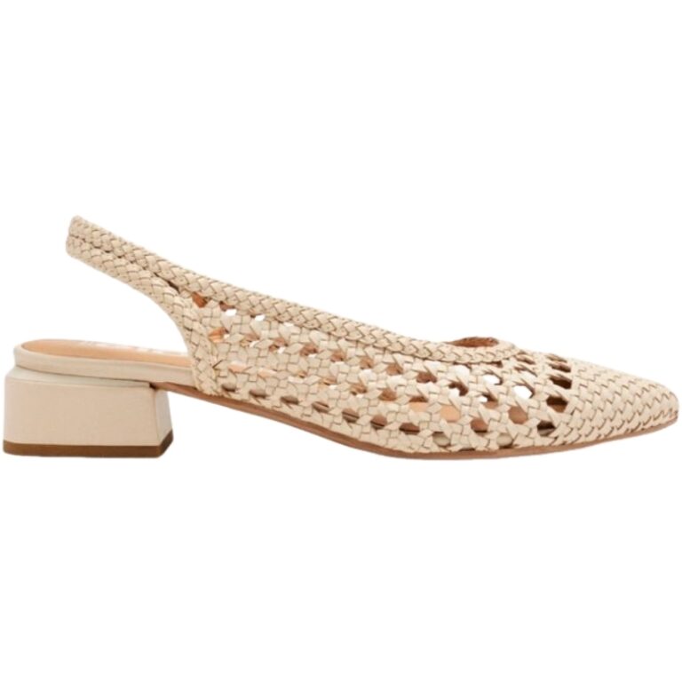 Bailarinas trenzadas piel Piskove GIOSEPPO modelo 71185 en color beige