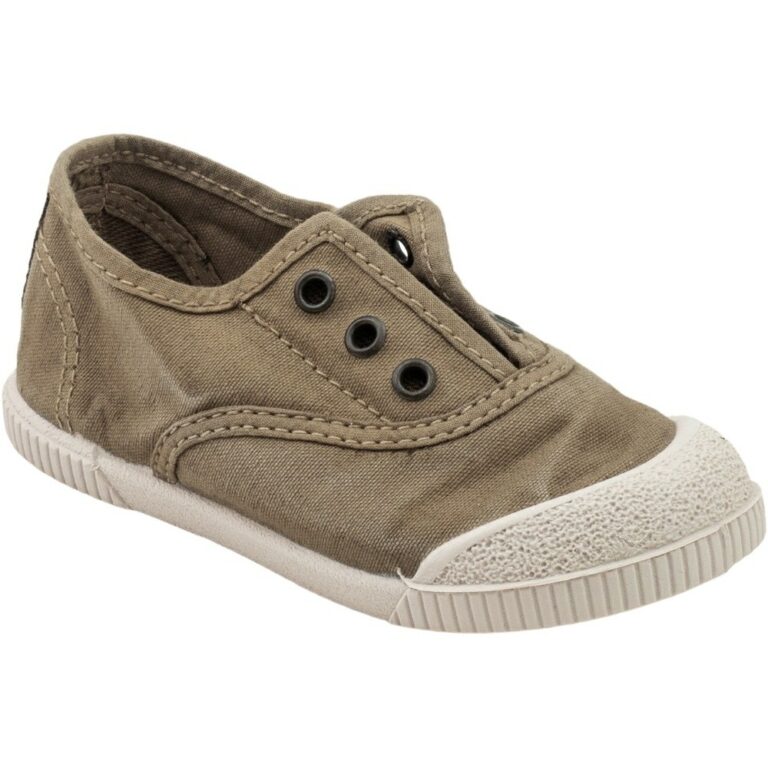 Bambas Elásticas Barefoot Lona Enz Natural World modelo 4520E en color arena