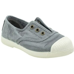 Bambas Elásticas niños lona lavada Natural World