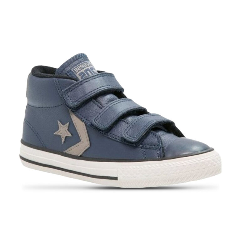 Bota Converse Velcro Piel modelo 654356C en color marino