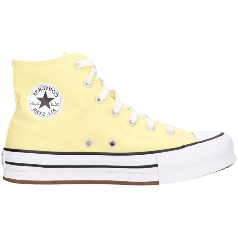 Botas Converse Eva Lift Lona modelo A02488C en color amarillo