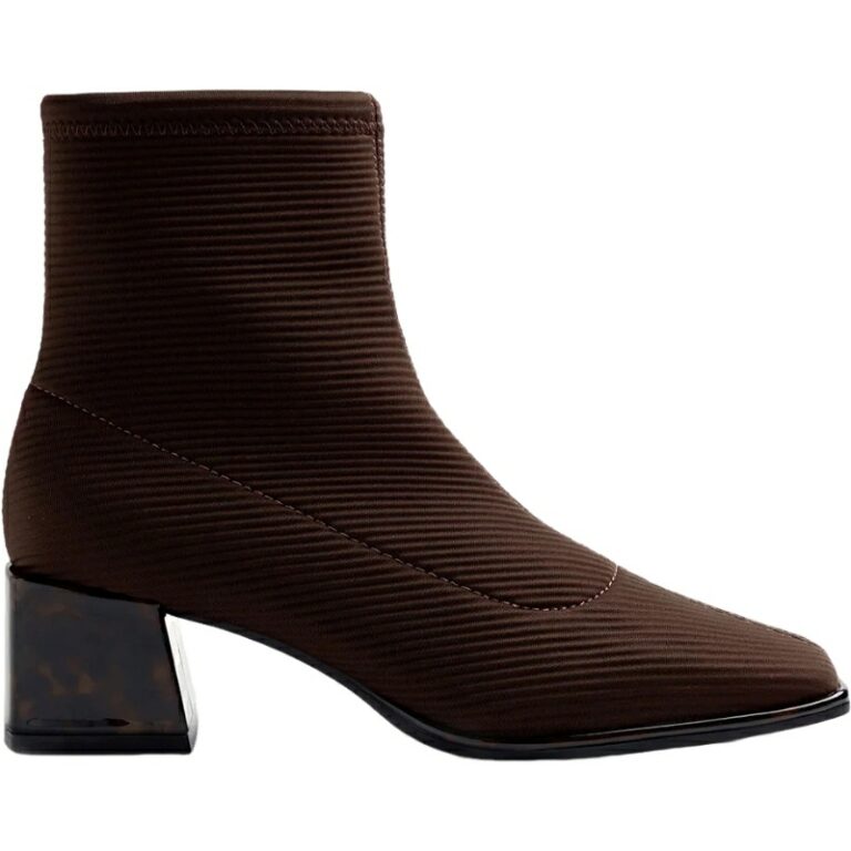 Botines Calcetin Cremallera Tejido GIOSEPPO modelo 80115 en color marron