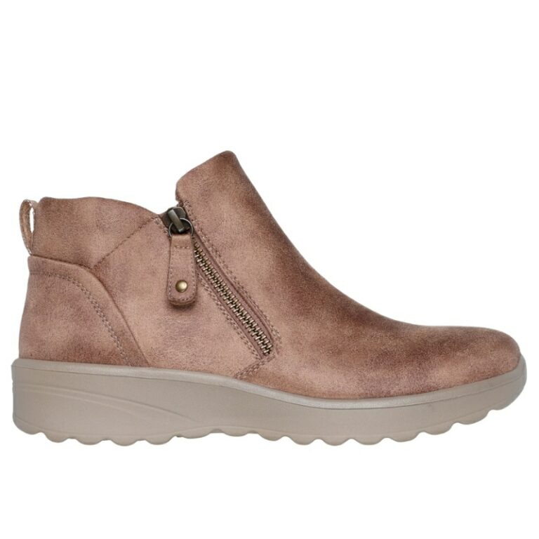 Botines para mujer con cremallera Skechers modelo 158952 en color marron