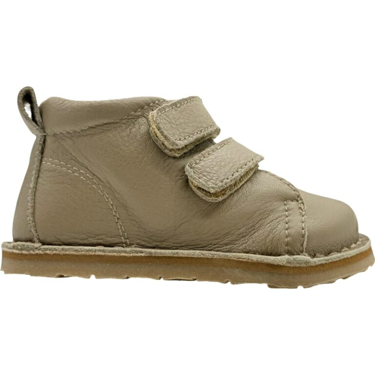 Botitas Barefoot Piel Doble Velcro De Pablos modelo SULTAN en color marron