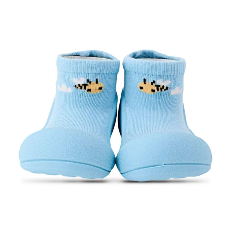 Calcetines respetuosos Attipas Bambú Abejita modelo ABE en color azul