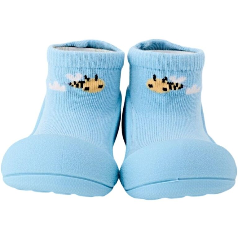 Calcetines respetuosos Attipas Bambú Abejita modelo ABE en color azul