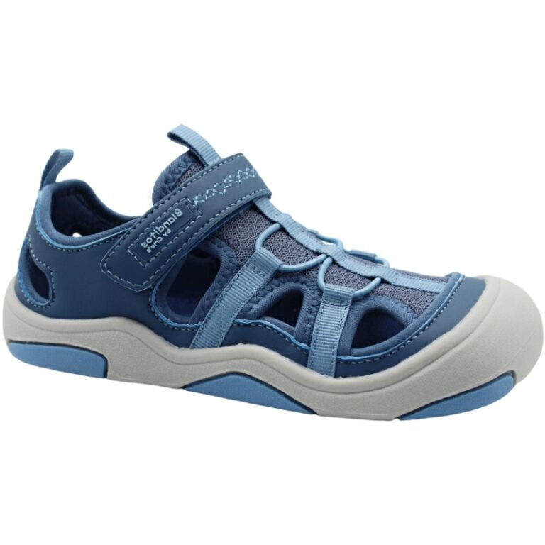 Cangrejeras de Lona Sport Barefoot Blanditos modelo OLIMPO en color azul