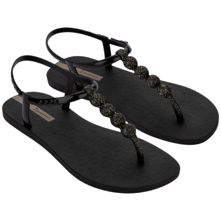 Chanclas Tobillo Easy-On Glow Class Ipanema modelo 27299 en color negro