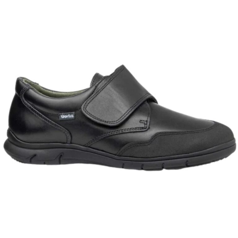 Colegial Reforzado Velcro Gorila modelo 33600 en color negro