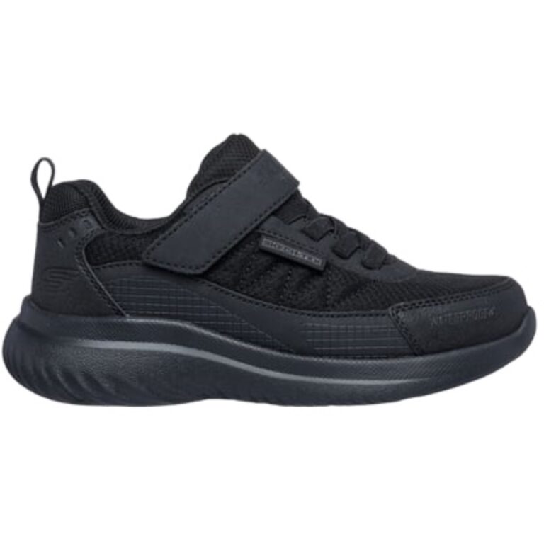 Deportivas de niño con velcro Bounder 2.0 Skechers modelo 406341L en color full black