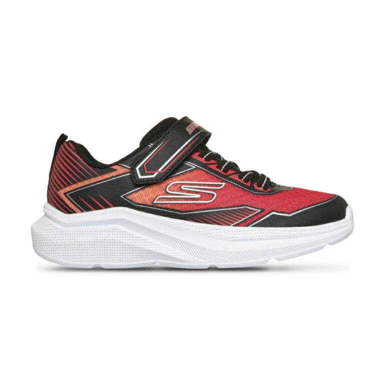 Deportivas de niño con velcro Velocity Skechers modelo 404127L en color rojo