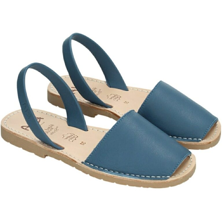 Menorquina Ibicenca Ria Piel Velvet modelo 20004 VELVET en color jeans