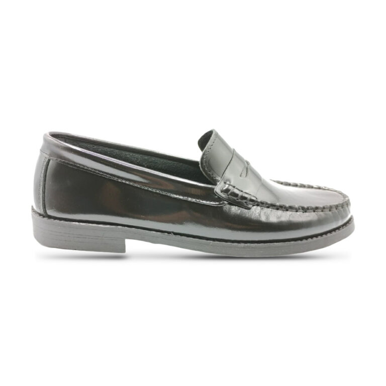 Mocasín Castellano de Piel Florentic modelo 961 en color negro