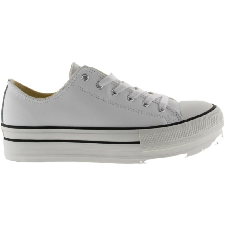 Plataforma Victoria Piel Vegana Tribu modelo 1061106 en color blanco