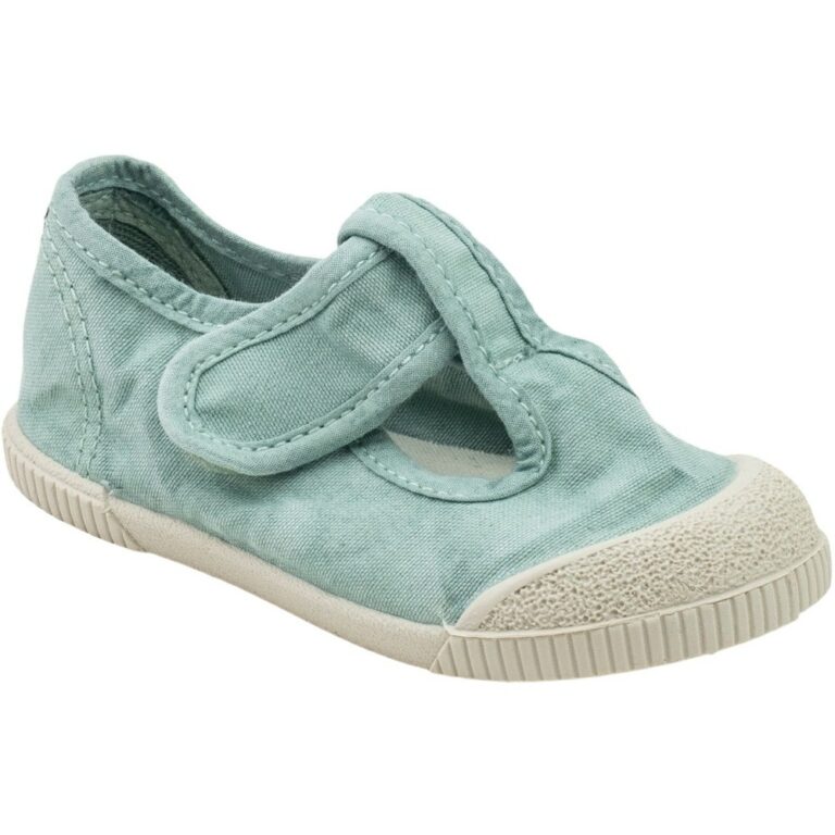 Zapatillas Barefoot Lona Enz Pepitos Natural World modelo 4521E en color aguamarina