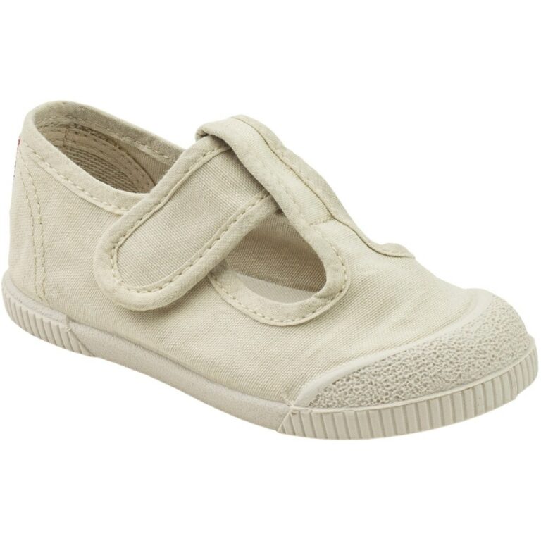 Zapatillas Barefoot de Lona Pepito Natural World modelo 4521 en color beige