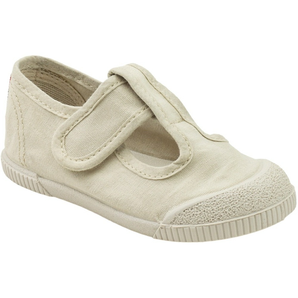 Zapatillas Barefoot de Lona Pepito Natural World modelo 4521 en color beige