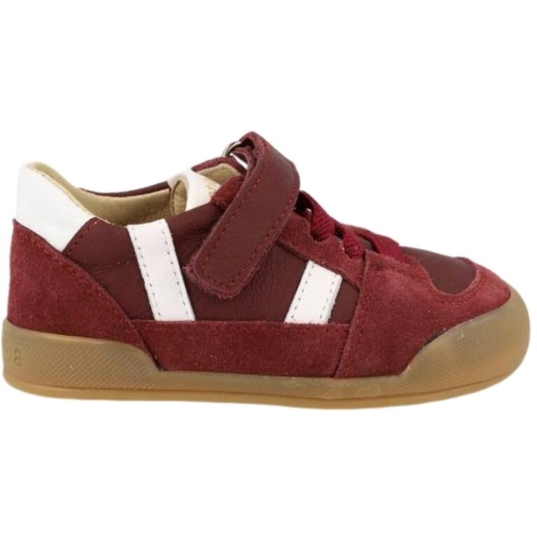 Zapatillas Respetuosas Serraje Nepal Blanditos modelo NEPAL en color rioja