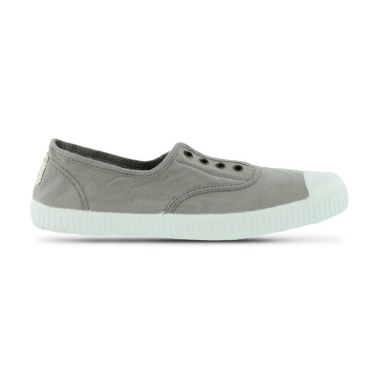 Zapatillas Victoria de Lona con Elástico modelo 106623 en color gris