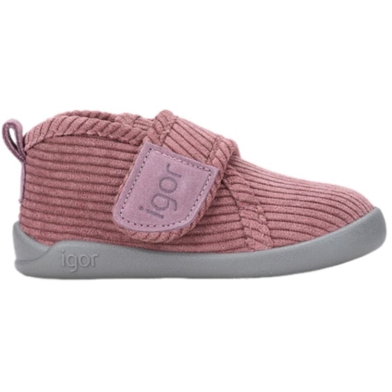 Zapatillas para casa Respetuosas de Pana Igor modelo W10310 en color rosa