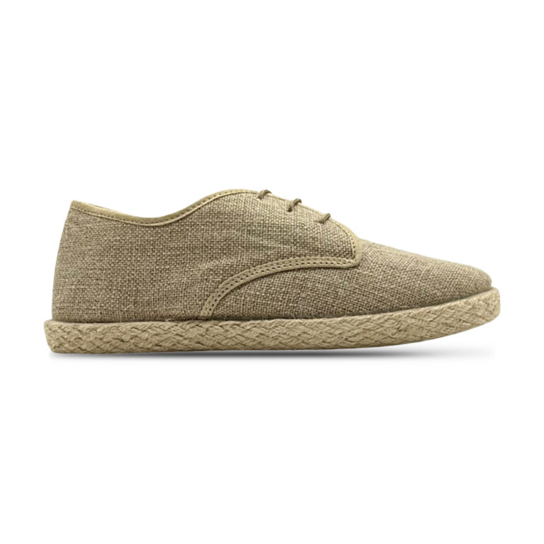 Zapato Blúcher Verano Lino Yute De Pablos modelo 34000 en color natural