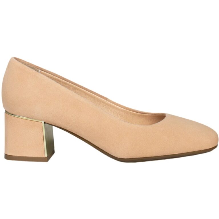 Zapatos de Salón para Mujer Femme de Ante miMao modelo 23036 en color camel