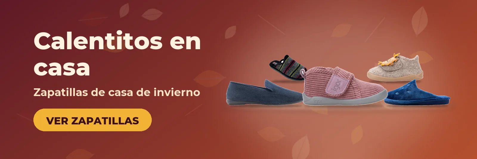 Calentitos en casa: zapatillas de casa